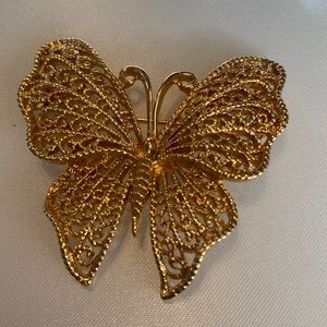 Vintage signed Napier Butterfly Brooch